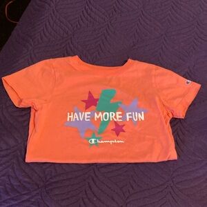 Kids champion short sleeve shirt